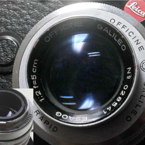 Officine Galileo Esaog 5cm f2(改Leica M)銳利細緻，散景獨特，罕有意大利鏡頭，...