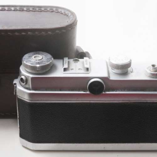 法國 Foca PF2 2 Star 古董旁軸名機（產於1947年）八成新連原庒牛皮套