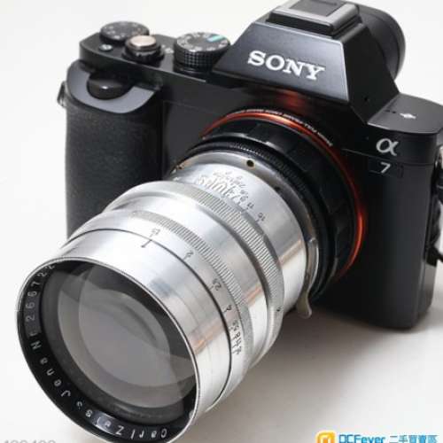 Zeiss Biotar 7.5cm f/1.5 一代戰前版  玩味高 出相靚  (原庒EXA)收藏價值高    A7專...