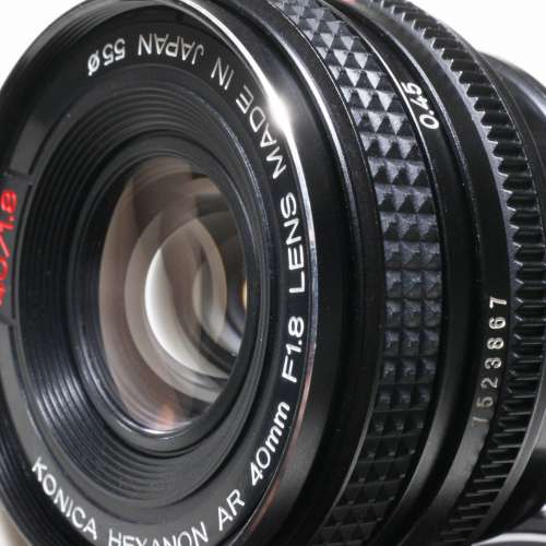 Konica AR Hexanon 40/1.8色濃銳利，合Fujifilm GFX中片幅(近乎冇暗角，等同135菲...