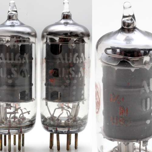 GE AU6A NOS古董真空管 可與AU6 6AU6 6108 6126 6AC7 6AB7 3AU6 12AU6 互用