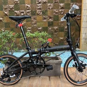 車架平焊版 內摺頭柱) DAHON K3 PLUS MINI 9速 16吋349 碟剎 鋁合金 折叠車 送水架...