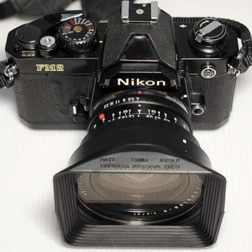 Leica Super Angulon R 21mm f/4專用方形遮光罩  及  B+W 專用特制濾鏡