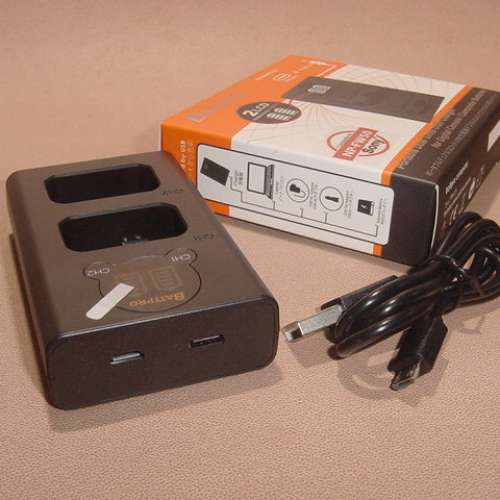 NP-FW50 NPFW50 USB雙位充電器合SONY ZV-E10,A6400,A7RII相機請看內容(香港行貨由B...