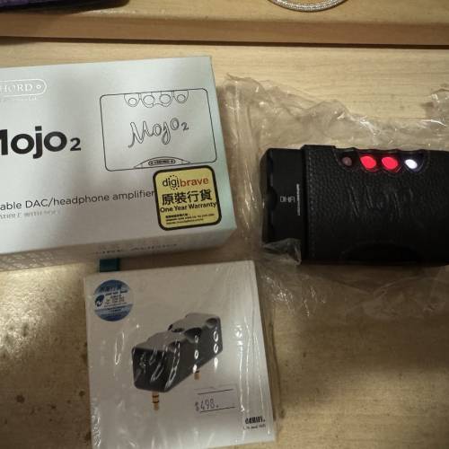 chord mojo2 連ddhifi 4.4mm 轉插99.9%新