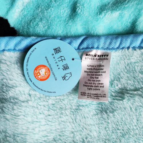 全新行貨雞仔嘜限量版Hello Kitty單人毛毯