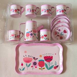 全新 兒童 茶具 玩具 Children's Tin Tea Set