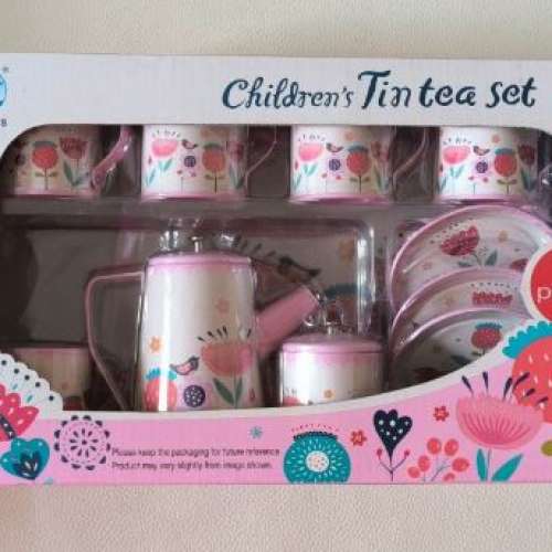 全新 兒童 茶具 玩具 Children's Tin Tea Set
