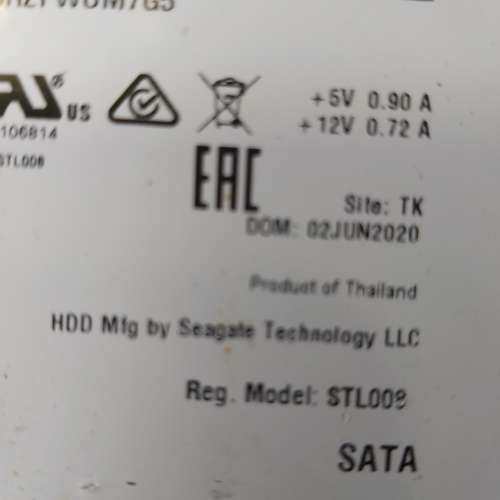 SEAGATE 16TB 有問題硬碟