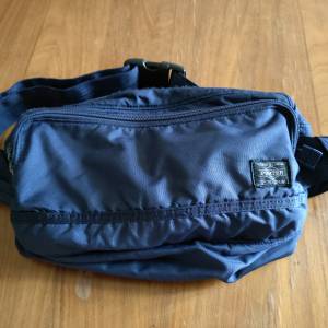 Yoshida PORTER FLASH WAIST BAG Navy 689-05951二手