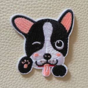 全新 狗仔 刺繡 燙章 燙貼 布章