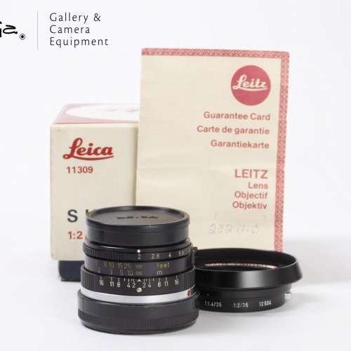|| Leica Summicron-M 35mm F2 - v3 / 6 Elements / Canada with full packing ||