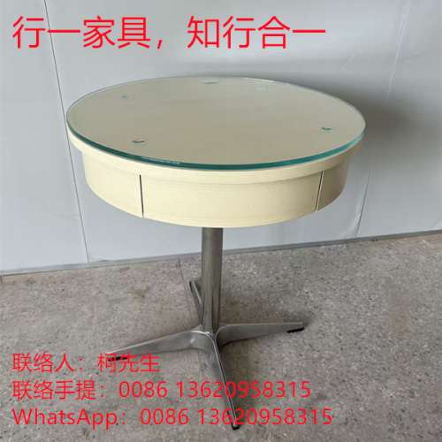 香港米粉店带抽桶圆台，2人枱，4人枱一手厂家，支持订造