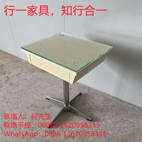 香港米粉店带抽桶圆台，2人枱，4人枱一手厂家，支持订造