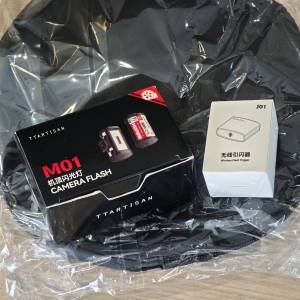 全新 TTartisan 銘匠 M01 迷你機頂閃光燈 連 J01 無線引閃器 GN12 復古設計 Ricoh ...