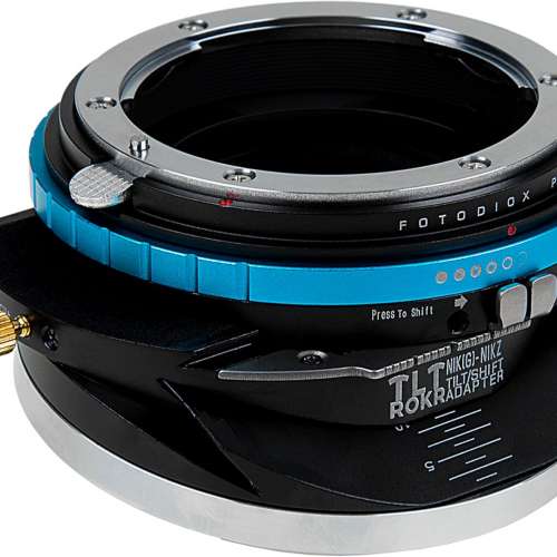 Fotodiox Nikon F Mount G-Type D/SLR Lenses to Nikon Z-Mount Tilt / Shift