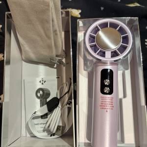 2025新款嶸盛天創SU7大學生上課靜音降溫神器100檔高速手持小風扇半導體制冷敷usb充...
