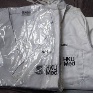 全新實驗袍 實驗室外套 lab coat XS/S/M/L/XL 碼size  港大醫科生白袍 HKU Med Med...
