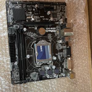 二手 ASROCK H81M-DGS R2.0 H81 DDR3 LGA1150 MATX MB