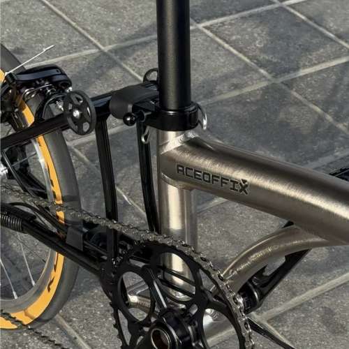 ( $5780 車架組已接受預訂 )2025 最新顏色 鍍鎳版 ACEOFFIX C5 5速 黑色碳前叉鋁合...