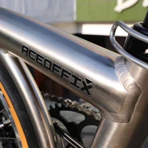 ( $5780 車架組已接受預訂 )2025 最新顏色 鍍鎳版 ACEOFFIX C5 5速 黑色碳前叉鋁合...