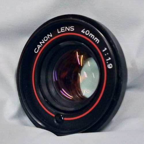 日本 Canon 40mm f1.9 (拆自 Canon AF35 ML 菲林機)已加M42螺絲牙(方便加 對焦筒用)