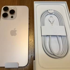 出售99%New iPhone 16 Pro Max 256GB Desert Titanium 沙漠色鈦金屬