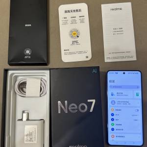 99%新淨 有保養 Realme Neo7 12gb+256gb 真我 天璣9300+