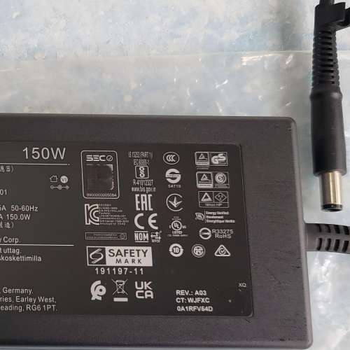 【清庫存】原廠150W HP L67851-001 Charger 火牛 充電器 電源 AC  Adapter 19V 7.89A