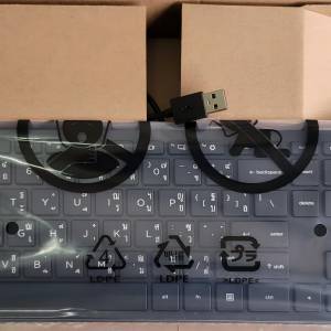 【清庫存】以上任意一款原廠HP USB外文有線鍵盤+原廠HP USB有線滑鼠（全新）