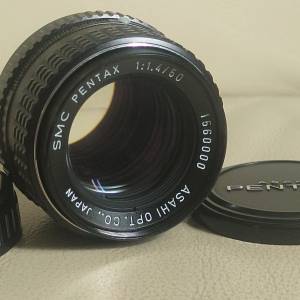 Pentax  SMC 50mm f/1.4 (PK mount)