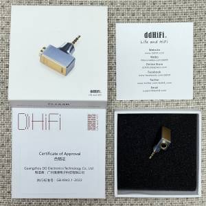 放售DDHiFi 4.4轉2.5平衡鍍金轉插(99%新)