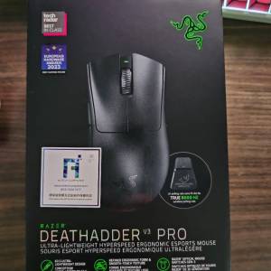 Razer Deathadder V3 Pro 8k hyper polling 版 新版 平滑類膚塗層 -新淨有單有盒有...