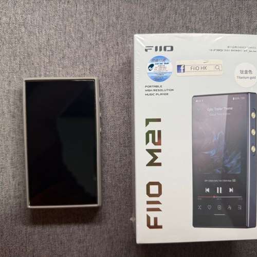 FiiO M21 便攜高清無損音樂播放器 鈦合金色 - 保養至05/2026