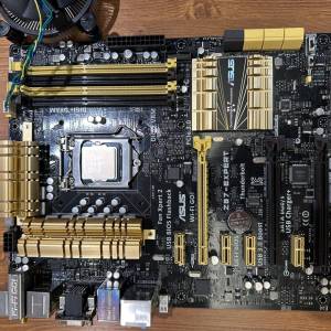 ASUS Z87-EXPERT 電腦底板 + intel i7-4770K 3.50GHz (Like new)