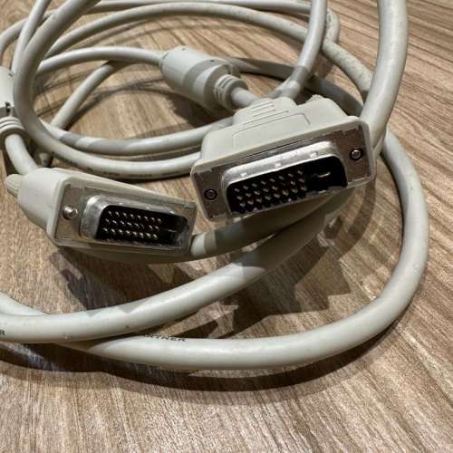 $50 2條 3米 DVI-D cables 3 meter (Like New)