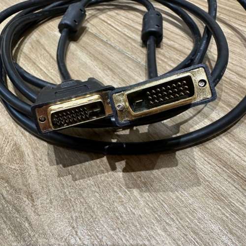 $50 2條 3米 DVI-D cables 3 meter (Like New)
