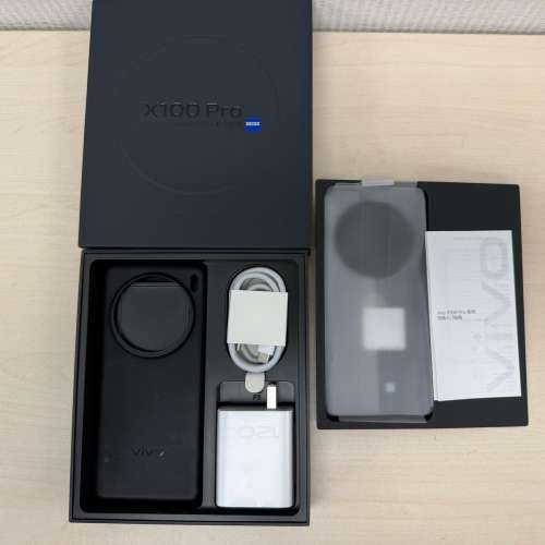 全套放售 99%新 - 100%正常 Vivo X100 Pro 16 + 1TB & 雙 5G 全網通 國行保至2026年...
