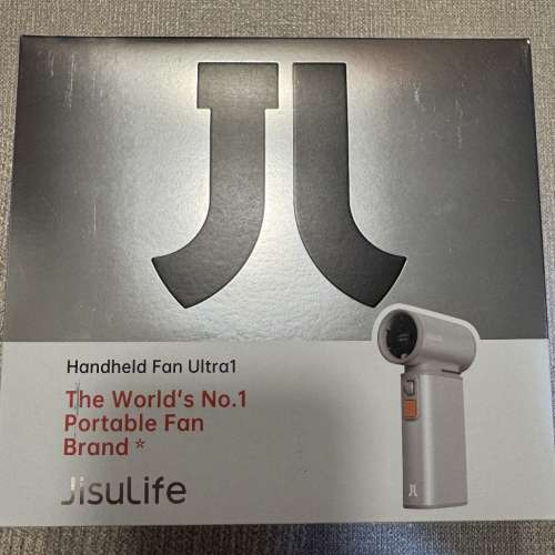JisuLife 幾素手提風扇 Handheld Fan Ultra1 有一把黑色及一把銀色 全新 私人自讓