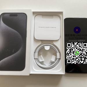 充電23次 iPhone 15 pro 1tb eSim+實體sim 黑色 無鎖 原裝無拆 一年 AppleCare wha...
