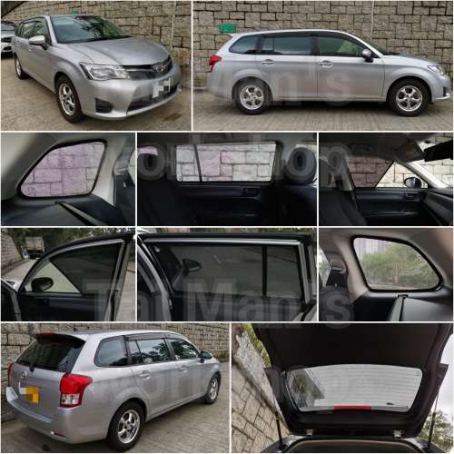 Corolla touring Fielder 全車磁石濾光窗網太陽擋