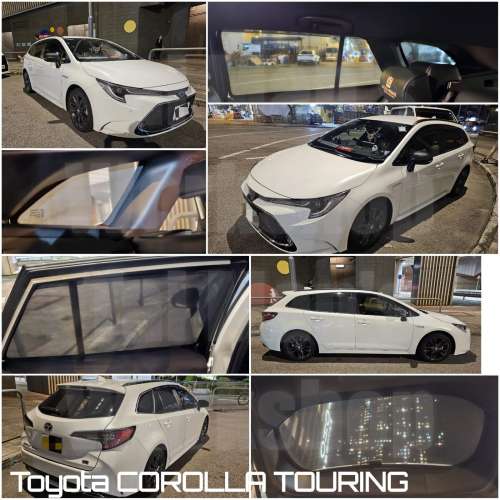 Toyota Corolla touring Fielder 全車磁石濾光窗網太陽擋