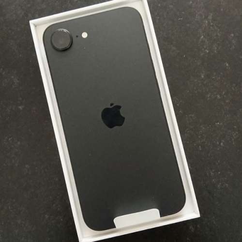 99.99新 new Apple iPhone 16e 512GB Black 黑色 全套有盒 100%電池健康度 保養到20...