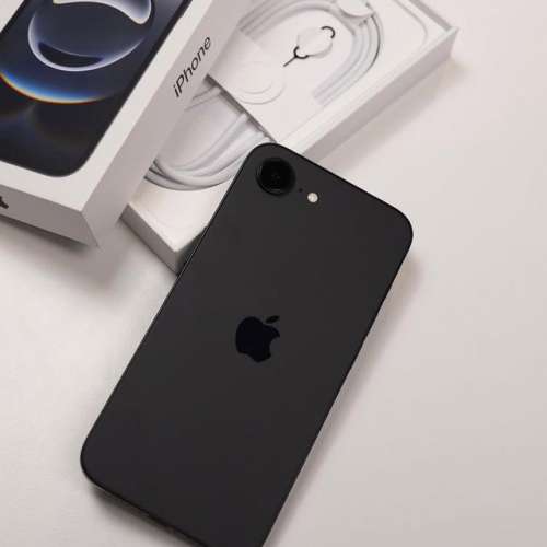 99.99新 new Apple iPhone 16e 512GB Black 黑色 全套有盒 100%電池健康度 保養到20...