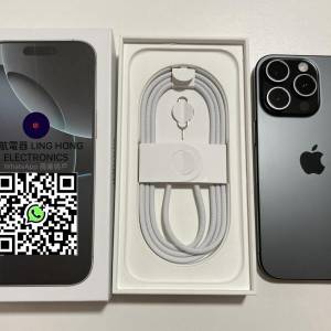 港行電池100% iPhone 16 pro 256gb 黑色 原裝無拆 一年Apple保養 what app 6497 6645