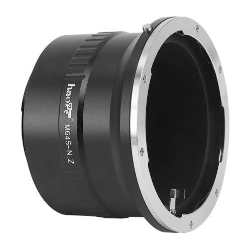 HAOGE Mamiya 645 (M645) SLR Lens To Nikon Z-Mount Adaptor 金屬接環