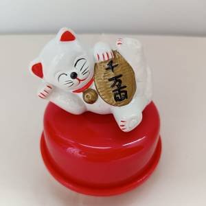 旋轉音樂招財貓