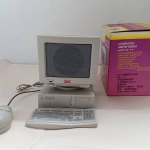 美國SKC小型電腦座枱AM/FM收音機