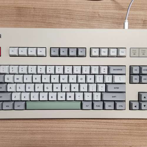 90%新，懷舊NCR 80 TKL 機械鍵盤 Cherry 紅軸