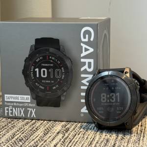 Garmin Fenix 7x 太陽能運動錶 (99% new)